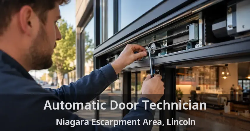 Automatic Door Technician Niagara Escarpment Area, Lincoln - ON