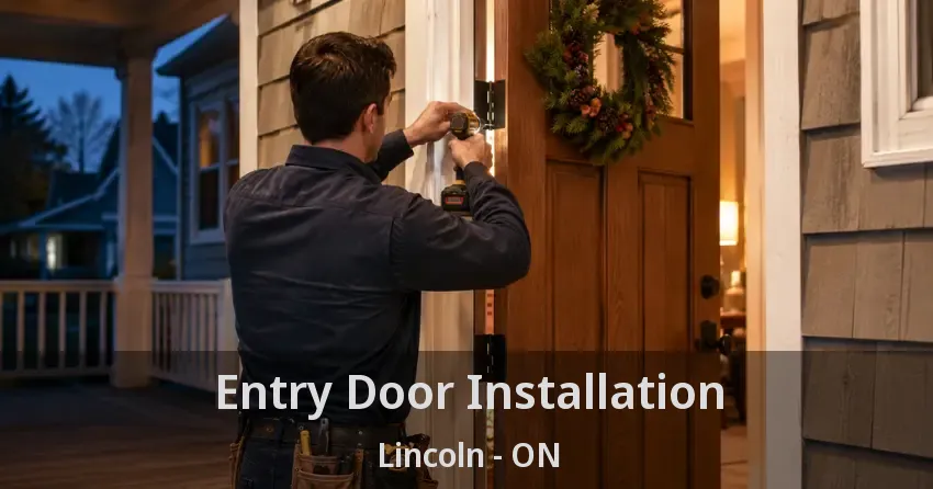 Entry Door Installation Lincoln - ON