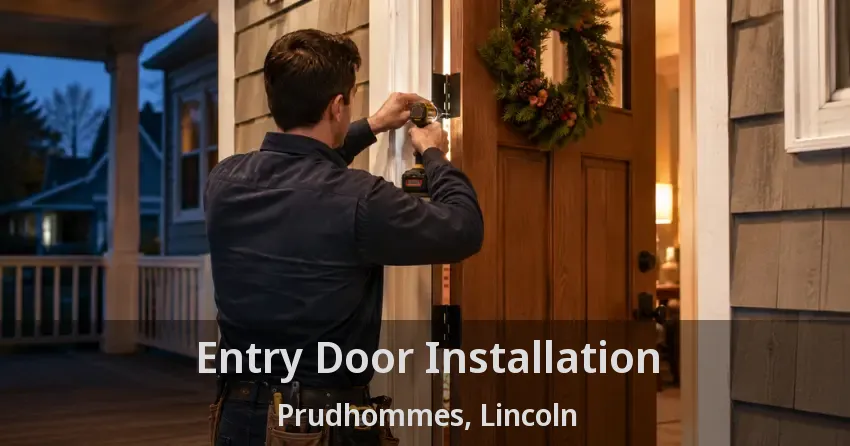 Entry Door Installation Prudhommes, Lincoln - ON