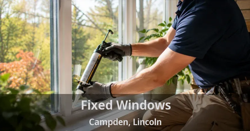 Fixed Windows Campden, Lincoln - ON