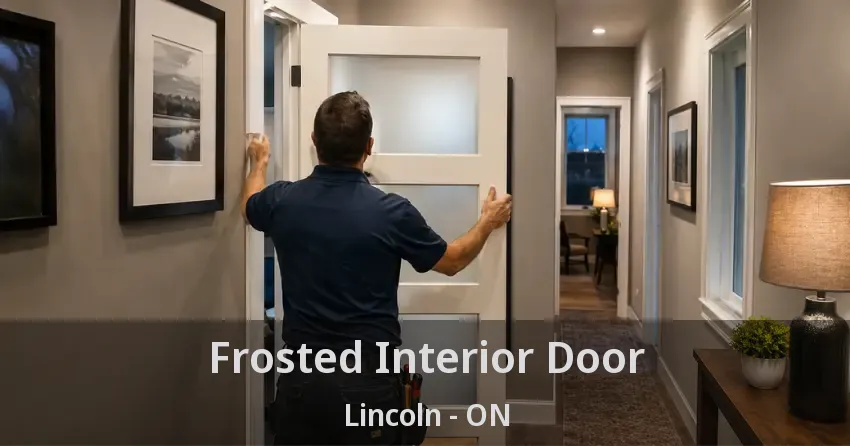 Frosted Interior Door Lincoln - ON