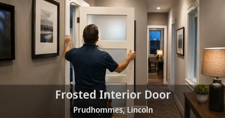 Frosted Interior Door Prudhommes, Lincoln - ON