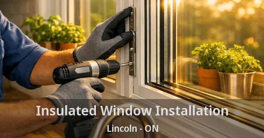 Insulated Window Installation Lincoln - ON