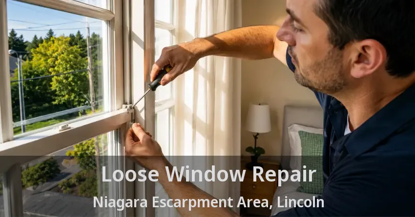 Loose Window Repair Niagara Escarpment Area, Lincoln - ON