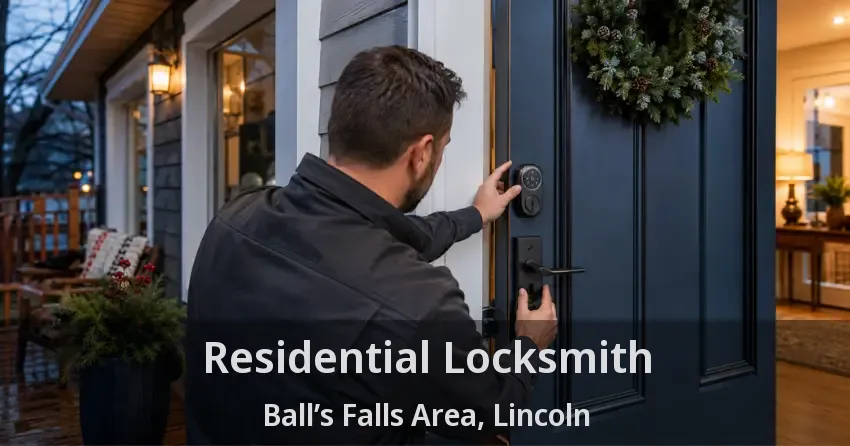 Residential Locksmith Ball’s Falls Area, Lincoln - ON