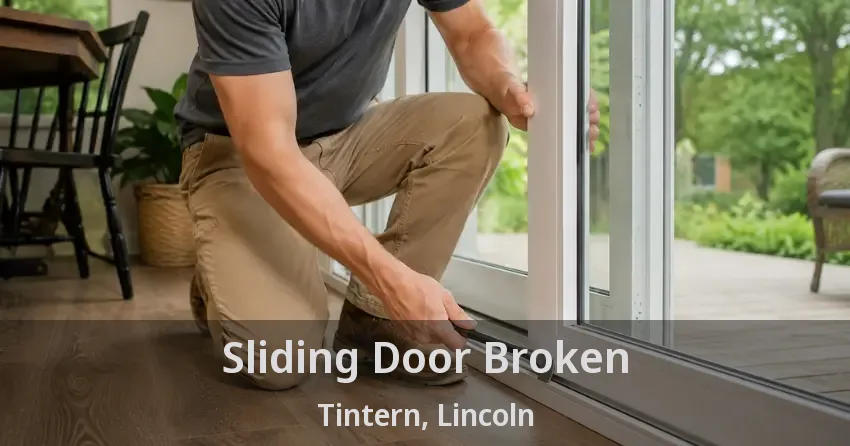 Sliding Door Broken Tintern, Lincoln - ON