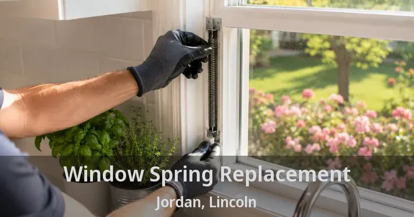 Window Spring Replacement Jordan, Lincoln - ON